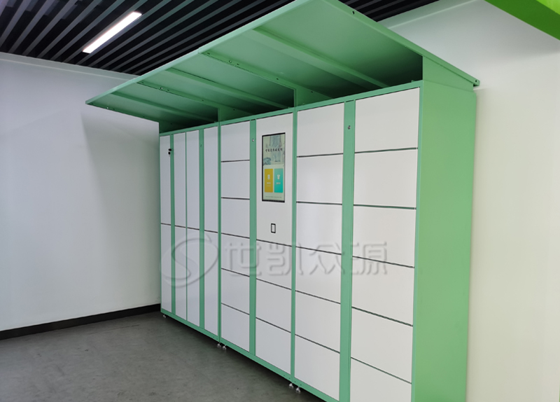 室外干洗店收衣柜